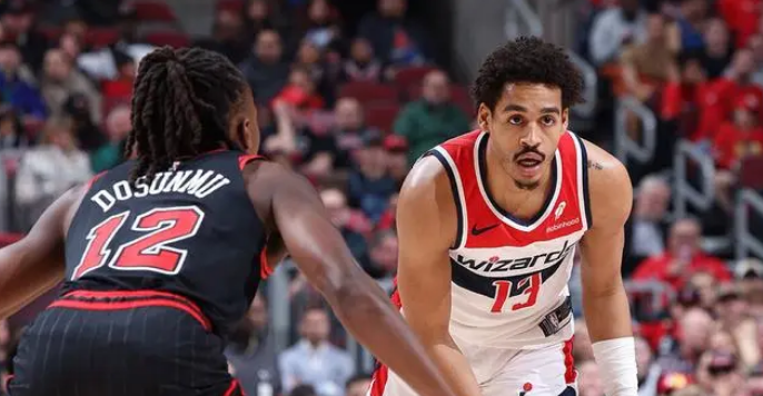 NBA-奇才107-105公牛取三连胜，普尔23分